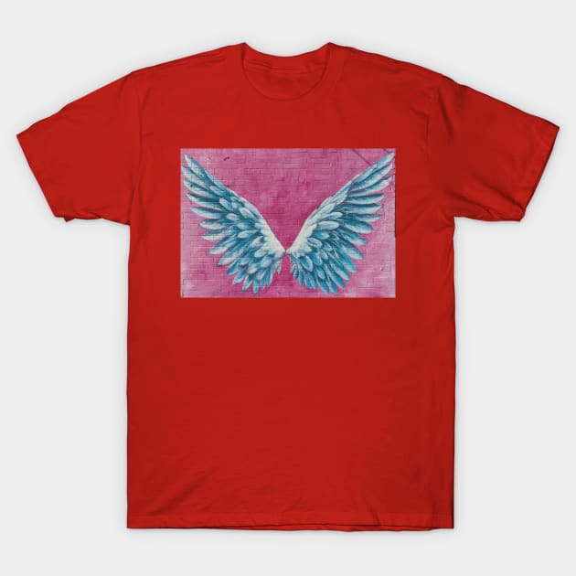 Angel Wings Fly Like An Angel T-Shirt by PLANTONE